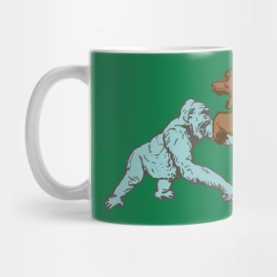 Gorilla versus Grizzly Mug